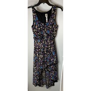 Gracie Women's Sz Med Beautiful Sheer With Lining High Low Sleeveless‎ Dress M